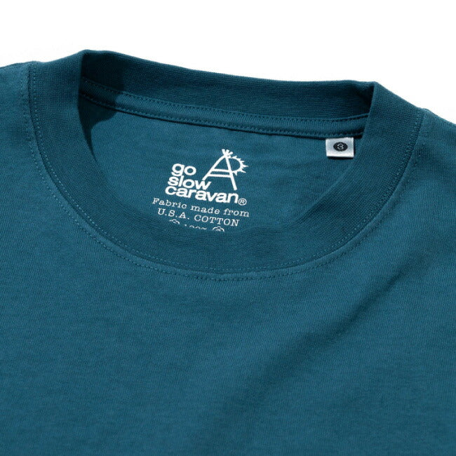 USA/C スクエアLOGO バックプリントロングスリーブTEE 351902