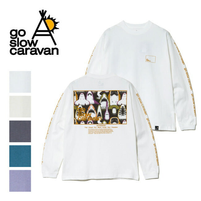 USA/C スクエアLOGO バックプリントロングスリーブTEE 351902