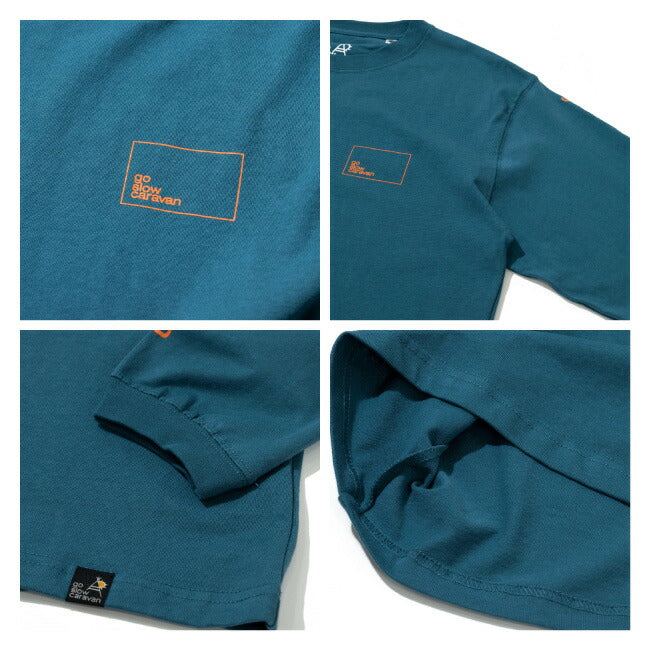 USA/C スクエアLOGO バックプリントロングスリーブTEE 351902