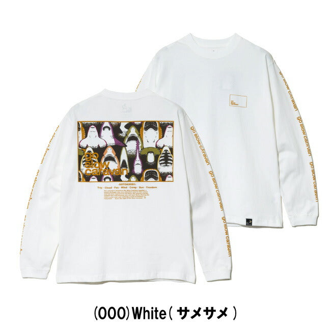 USA/C スクエアLOGO バックプリントロングスリーブTEE 351902