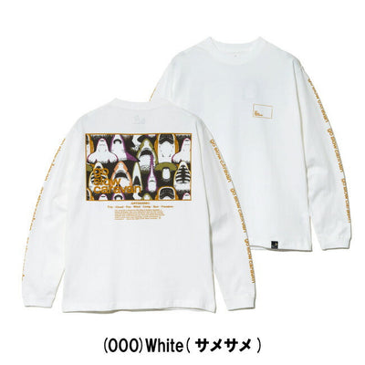 USA/C スクエアLOGO バックプリントロングスリーブTEE 351902