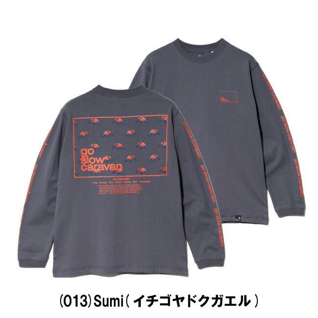 USA/C スクエアLOGO バックプリントロングスリーブTEE 351902