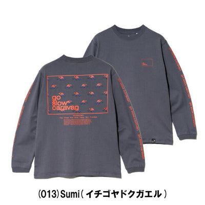 USA/C スクエアLOGO バックプリントロングスリーブTEE 351902