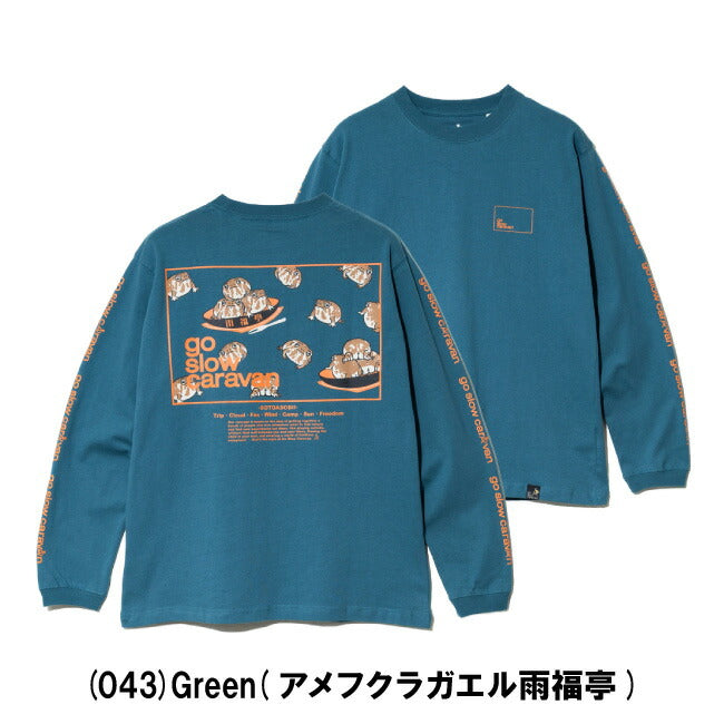 USA/C スクエアLOGO バックプリントロングスリーブTEE 351902