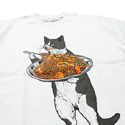 go slow caravan ゴースローキャラバン 超ヘビーUSA/C ナポリタン猫 ロングスリーブ TEE 351909