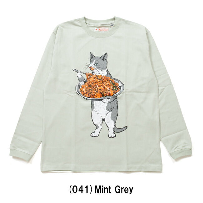 go slow caravan ゴースローキャラバン 超ヘビーUSA/C ナポリタン猫 ロングスリーブ TEE 351909
