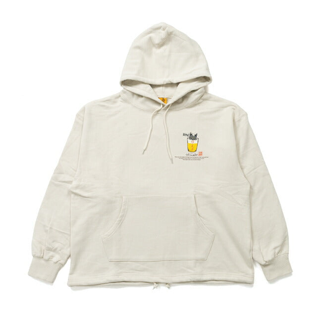 空紡糸裏毛 猫と麦酒ヘムスピンドルBOXフーディー 352609 – アウトドア