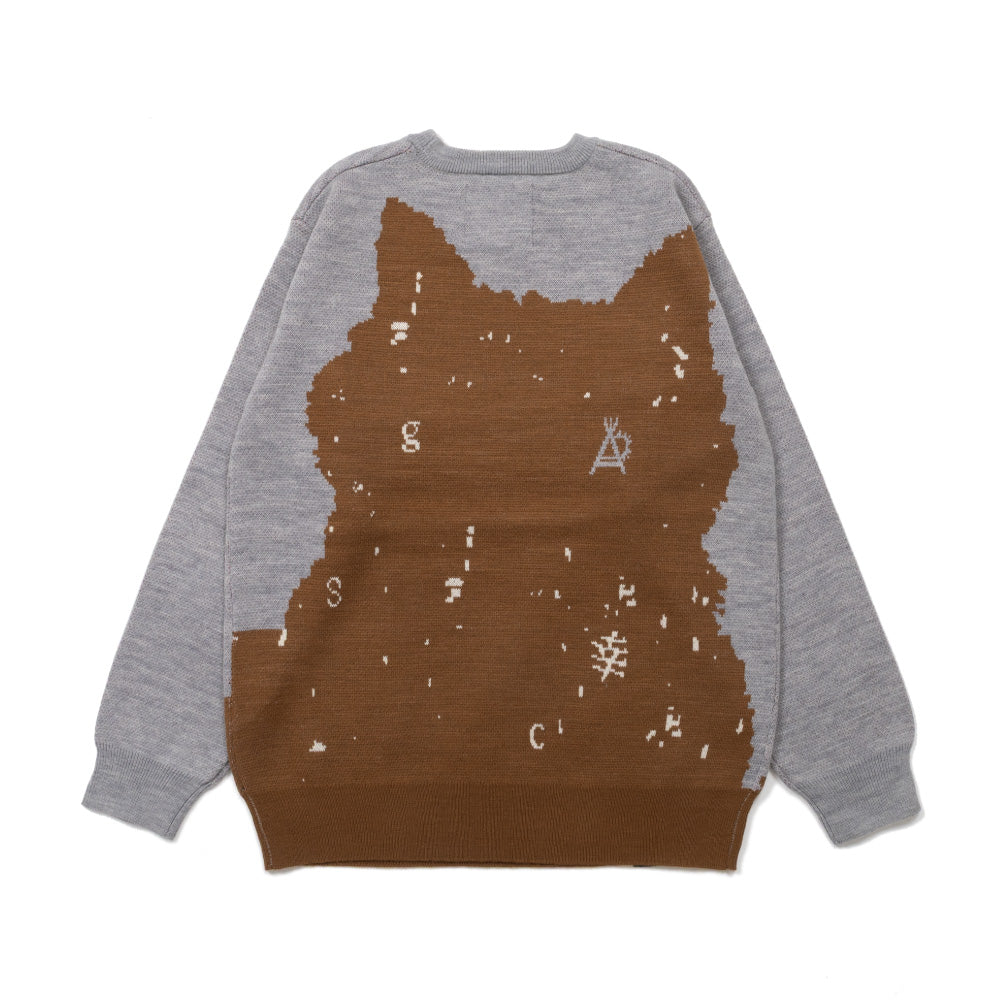 笑う柴犬 IMPACTジャガードニットセーター