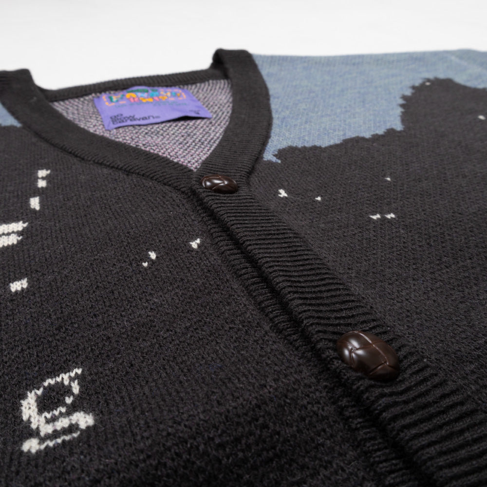 笑う柴犬 IMPACTジャガードニットカーディガン