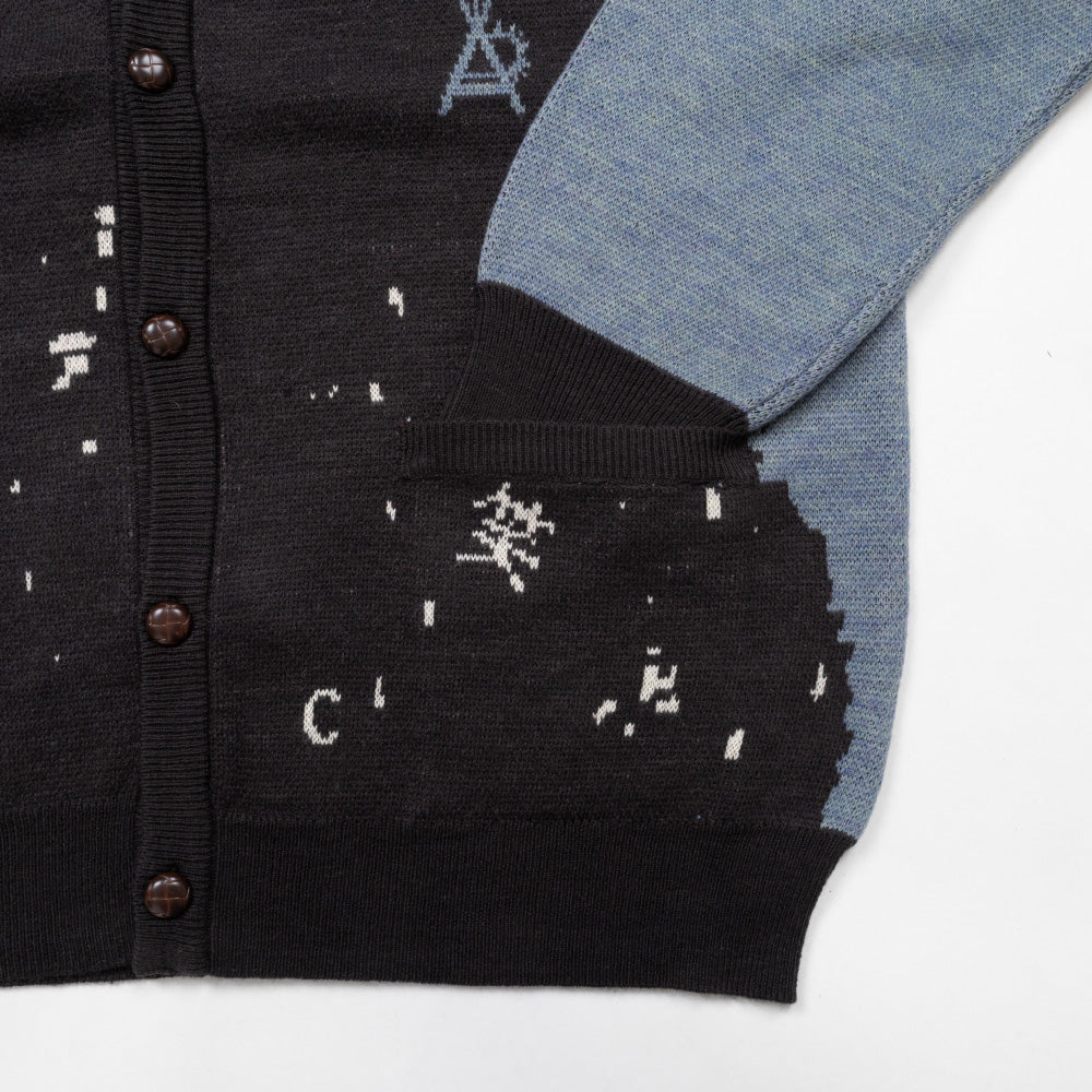 笑う柴犬 IMPACTジャガードニットカーディガン