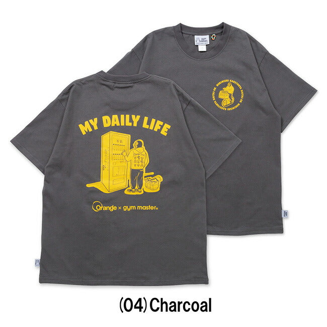 gym master×Orange ジムマスター×オレンジ 別注 MY DAILY HORINISHI Tee マイデイリーホリニシティー M-001