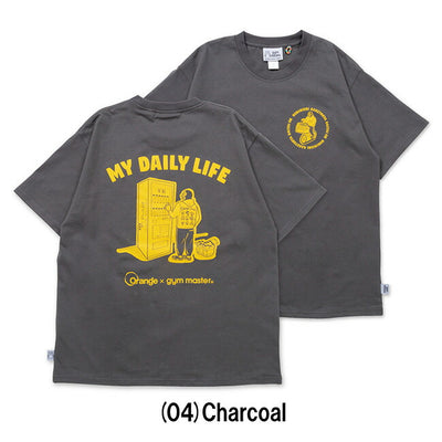 gym master×Orange ジムマスター×オレンジ 別注 MY DAILY HORINISHI Tee マイデイリーホリニシティー M-001