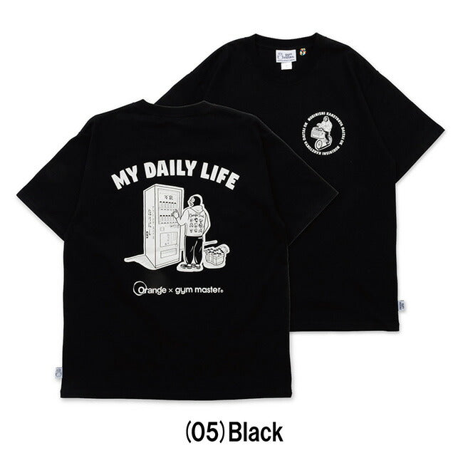 gym master×Orange ジムマスター×オレンジ 別注 MY DAILY HORINISHI Tee マイデイリーホリニシティー M-001