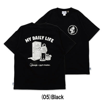 gym master×Orange ジムマスター×オレンジ 別注 MY DAILY HORINISHI Tee マイデイリーホリニシティー M-001
