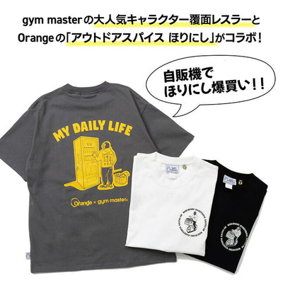 gym master×Orange ジムマスター×オレンジ 別注 MY DAILY HORINISHI Tee マイデイリーホリニシティー M-001