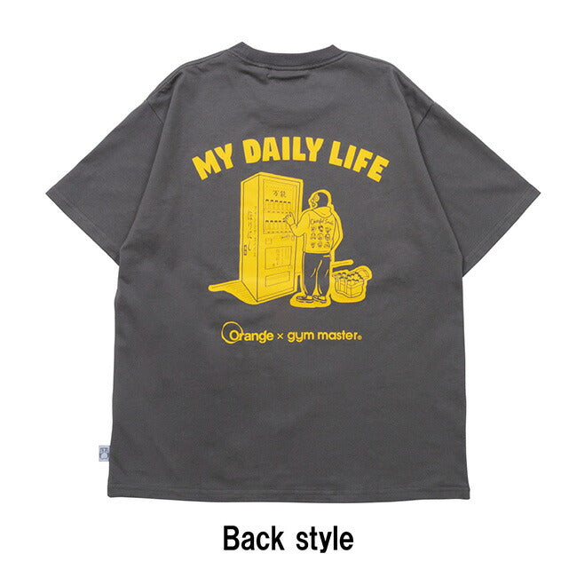 gym master×Orange ジムマスター×オレンジ 別注 MY DAILY HORINISHI Tee マイデイリーホリニシティー M-001