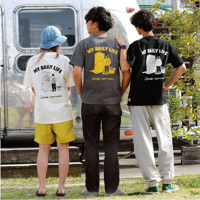 gym master×Orange ジムマスター×オレンジ 別注 MY DAILY HORINISHI Tee マイデイリーホリニシティー M-001