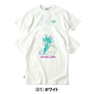 gym master ジムマスター 7.4oz GOOD LIFE刺繍Tee G521795
