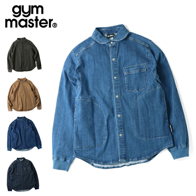 gym master ジムマスター 10ozストレッチデニム/カツラギシャツジャケット G221718