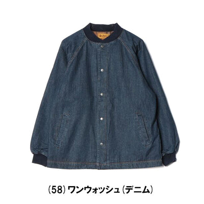 中ワタデニム/カツラギショールカラーJKT G621768