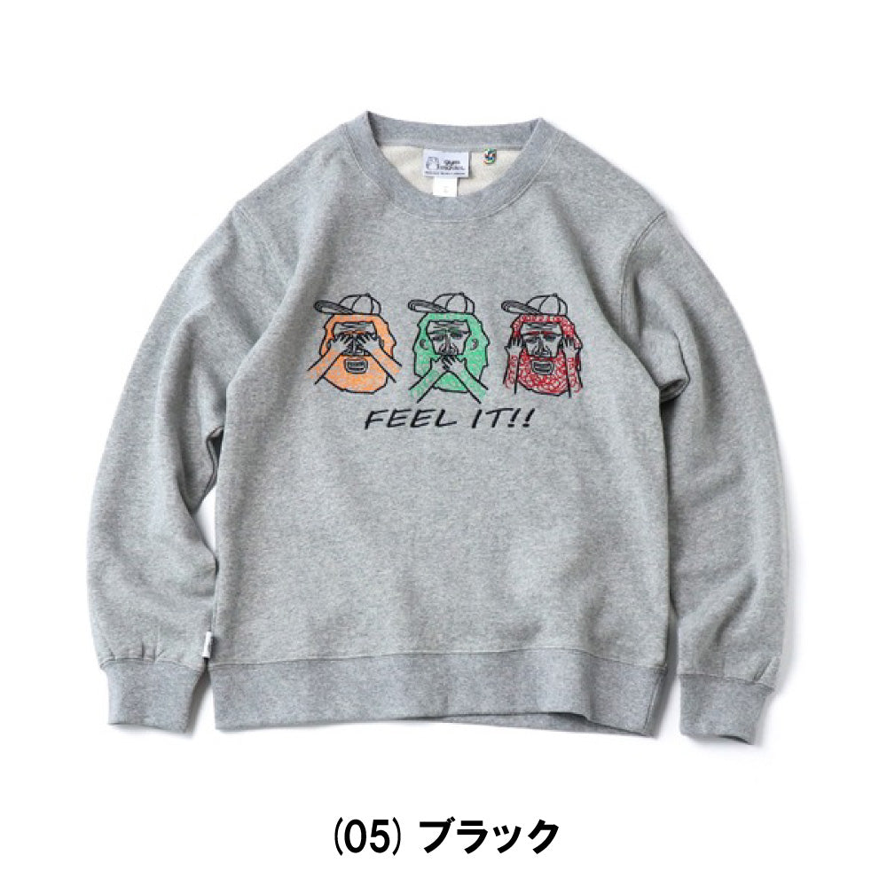 10.3oz FEEL IT! 刺繍スウェットシャツ G621786
