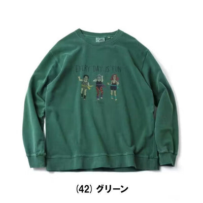 9.4oz ピグメントエアロビクス スウェットシャツ G633738