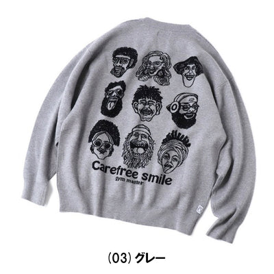 ジャガードニット carefree smile クルーネック G621792