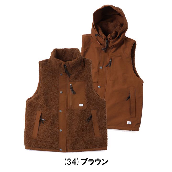 【美品】木梨サイクル リバーシブルマウンテンベスト/ボアベスト/XL gym master ジムマスター - リバーシブルマウンテンベスト G833789