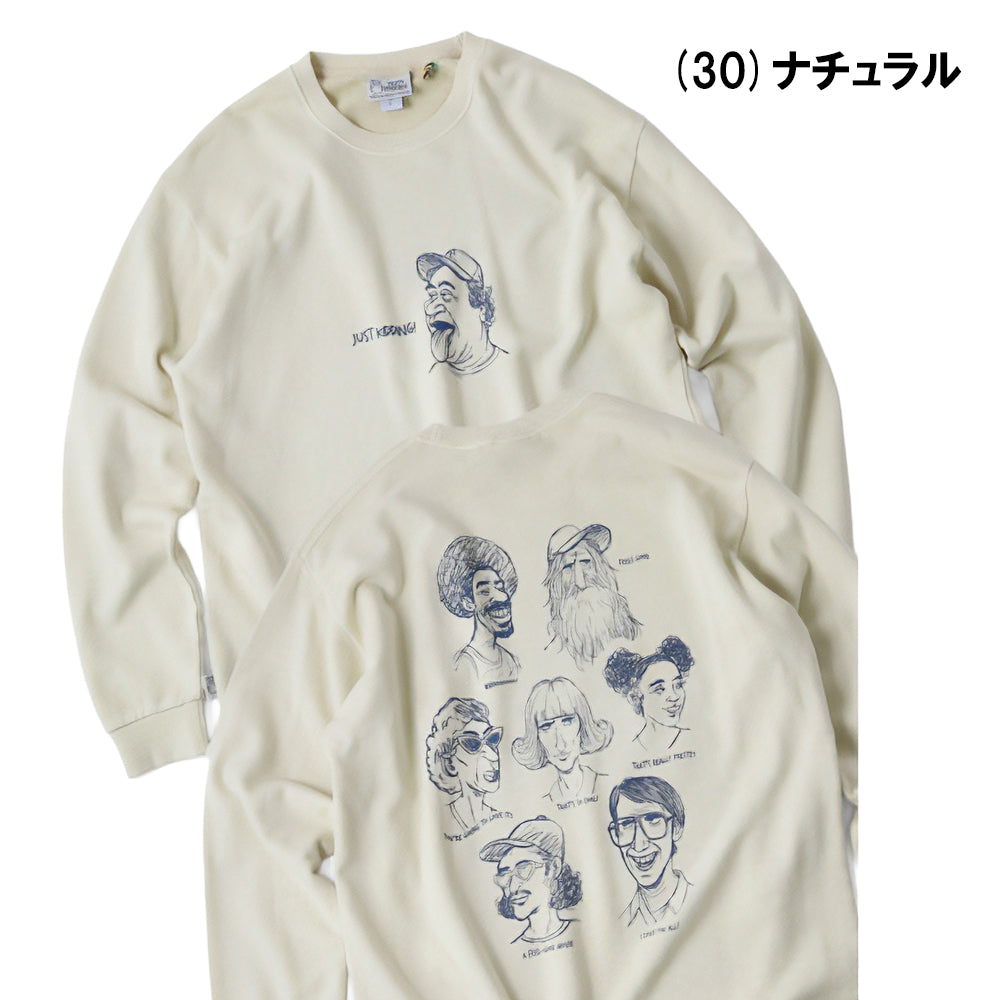 gym master - 10oz ピグメントスウェット In my heart ロンTee G833773