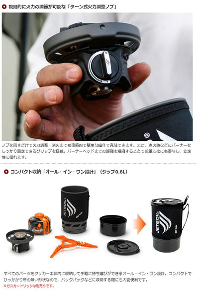 JETBOIL ジェットボイル ジップ0.8L 1824350