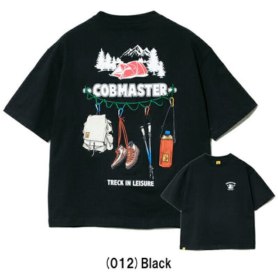 COBMASTER コブマスター 吸水速乾天竺 刺繍×プリント ルーズTEE(トレッキングツール) 437506