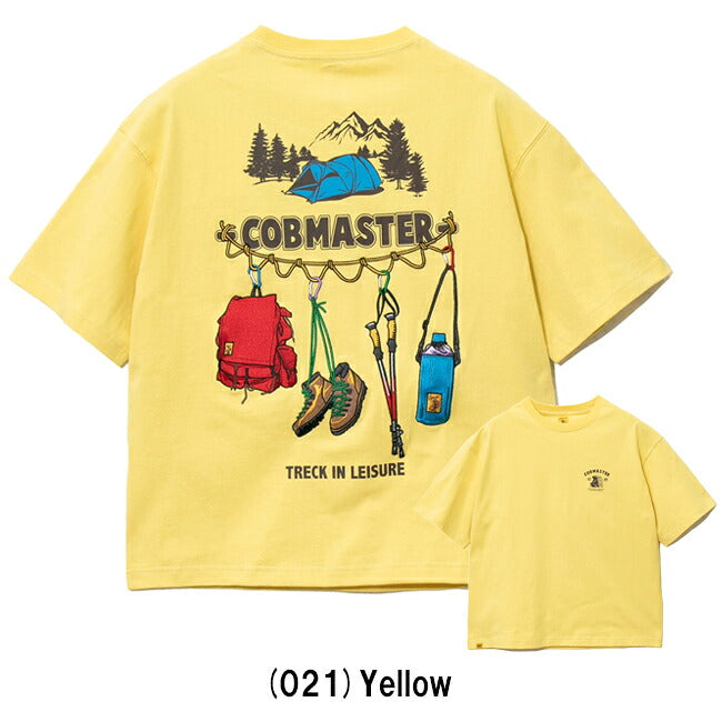 COBMASTER コブマスター 吸水速乾天竺 刺繍×プリント ルーズTEE(トレッキングツール) 437506