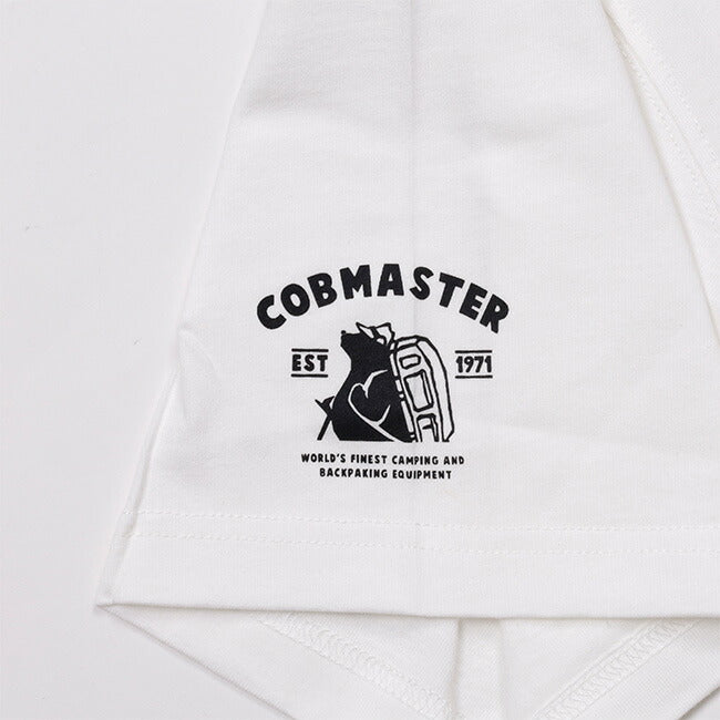 COBMASTER コブマスター 吸水速乾天竺刺繍ルーズTEE(旅するベアー) 437505