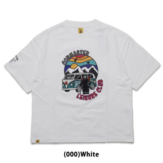 COBMASTER コブマスター 吸水速乾天竺刺繍ルーズTEE(旅するベアー) 437505