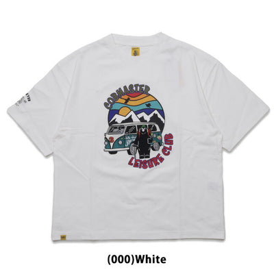 COBMASTER コブマスター 吸水速乾天竺刺繍ルーズTEE(旅するベアー) 437505