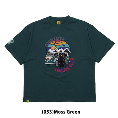 COBMASTER コブマスター 吸水速乾天竺刺繍ルーズTEE(旅するベアー) 437505