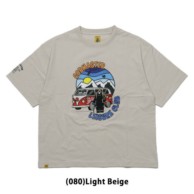 COBMASTER コブマスター 吸水速乾天竺刺繍ルーズTEE(旅するベアー) 437505