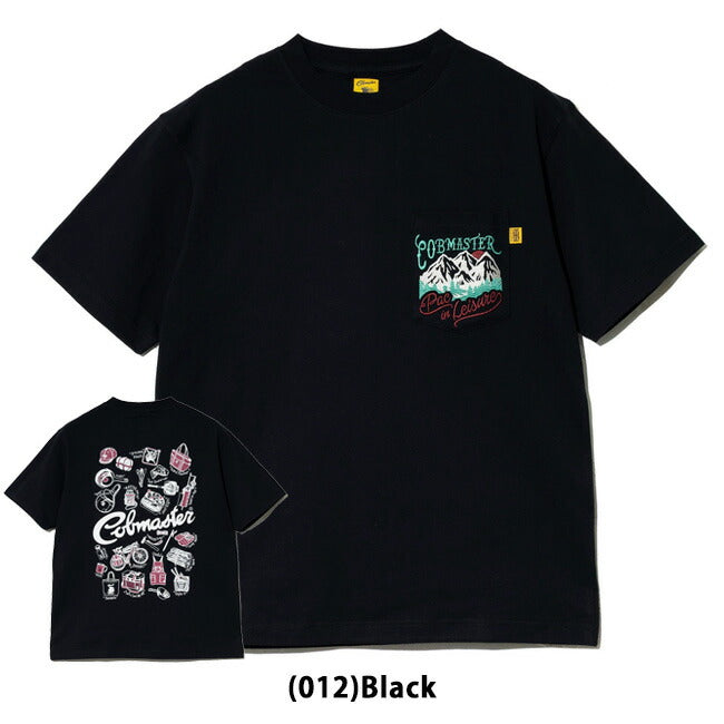 COBMASTER コブマスター 吸水速乾天竺ポケット刺繍ベーシックTEE(TOOLS) 437503