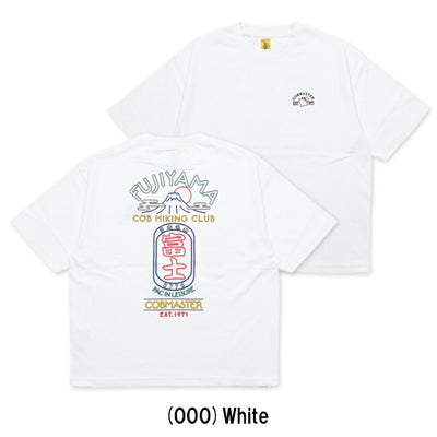 COBMASTER コブマスター 吸水速乾天竺 刺繍×プリント ルーズTEE (FUJIYAMA HIKING CLUB) 430223