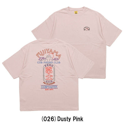COBMASTER コブマスター 吸水速乾天竺 刺繍×プリント ルーズTEE (FUJIYAMA HIKING CLUB) 430223