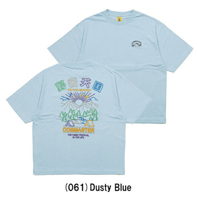 COBMASTER コブマスター 吸水速乾天竺 刺繍×プリント ルーズTEE (野音天国) 430224