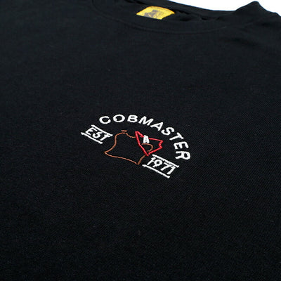 COBMASTER コブマスター 吸水速乾天竺 刺繍×プリント ルーズTEE (野音天国) 430224