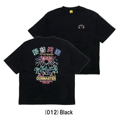 COBMASTER コブマスター 吸水速乾天竺 刺繍×プリント ルーズTEE (野音天国) 430224
