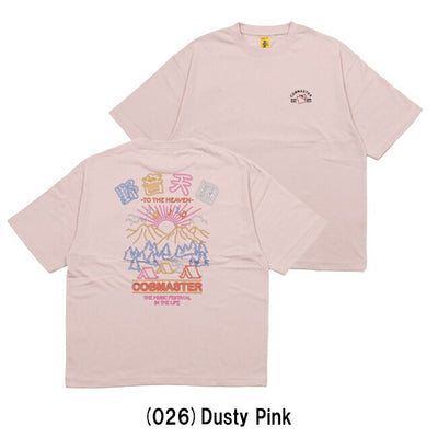 COBMASTER コブマスター 吸水速乾天竺 刺繍×プリント ルーズTEE (野音天国) 430224