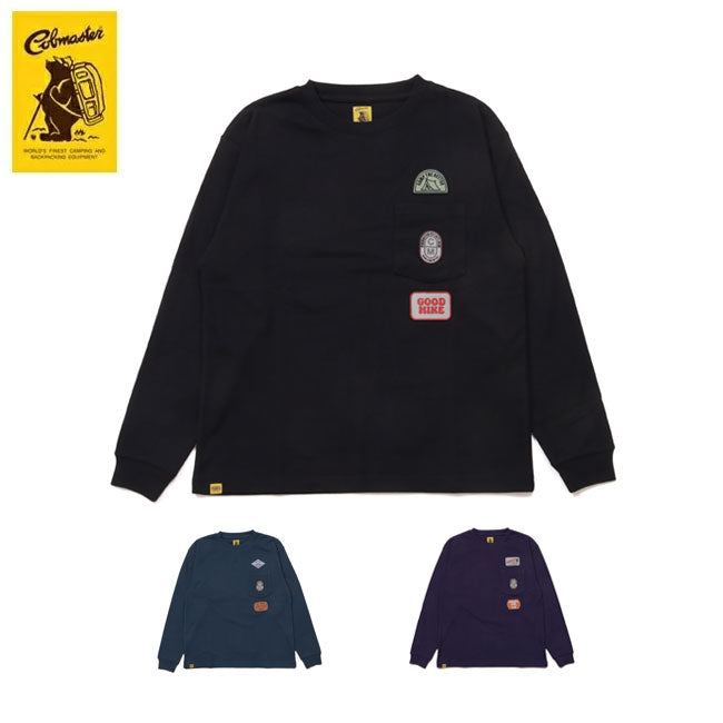 COBMASTER コブマスター CVC鹿の子 ワッペン L/S TEE 447502