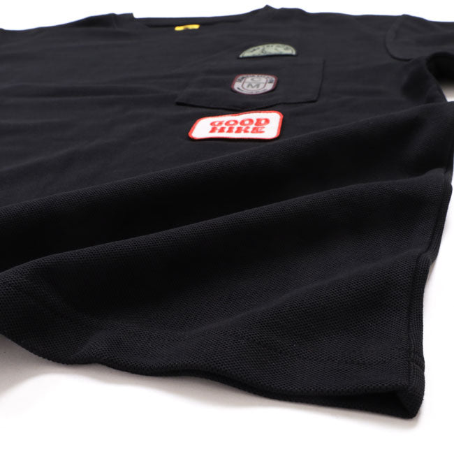 COBMASTER コブマスター CVC鹿の子 ワッペン L/S TEE 447502