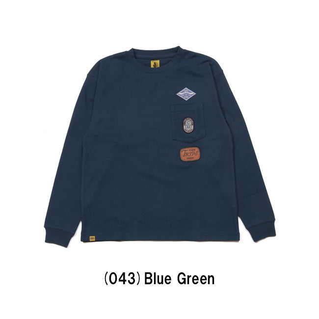 COBMASTER コブマスター CVC鹿の子 ワッペン L/S TEE 447502