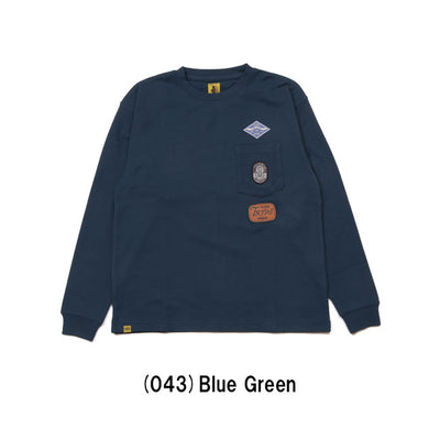 COBMASTER コブマスター CVC鹿の子 ワッペン L/S TEE 447502