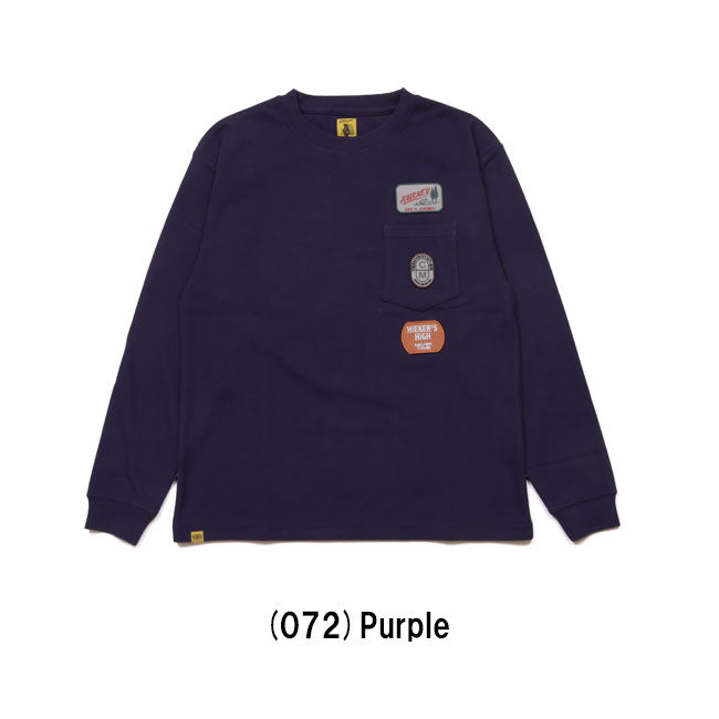 COBMASTER コブマスター CVC鹿の子 ワッペン L/S TEE 447502