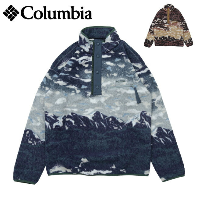 Columbia コロンビア Helvetia II Printed Half Snap Fleece ヘルヴェティアII プリントハーフスナップフリース AM4498